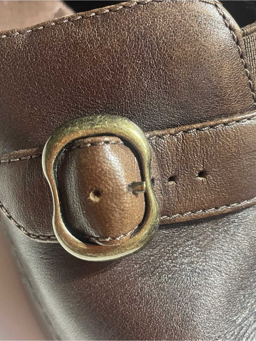 DANSKO Tamera Brown Leather Buckle Clogs Slip On Work Shoes - Picture 10 of 12